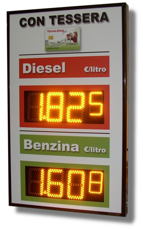 Display prezzi carburanti
